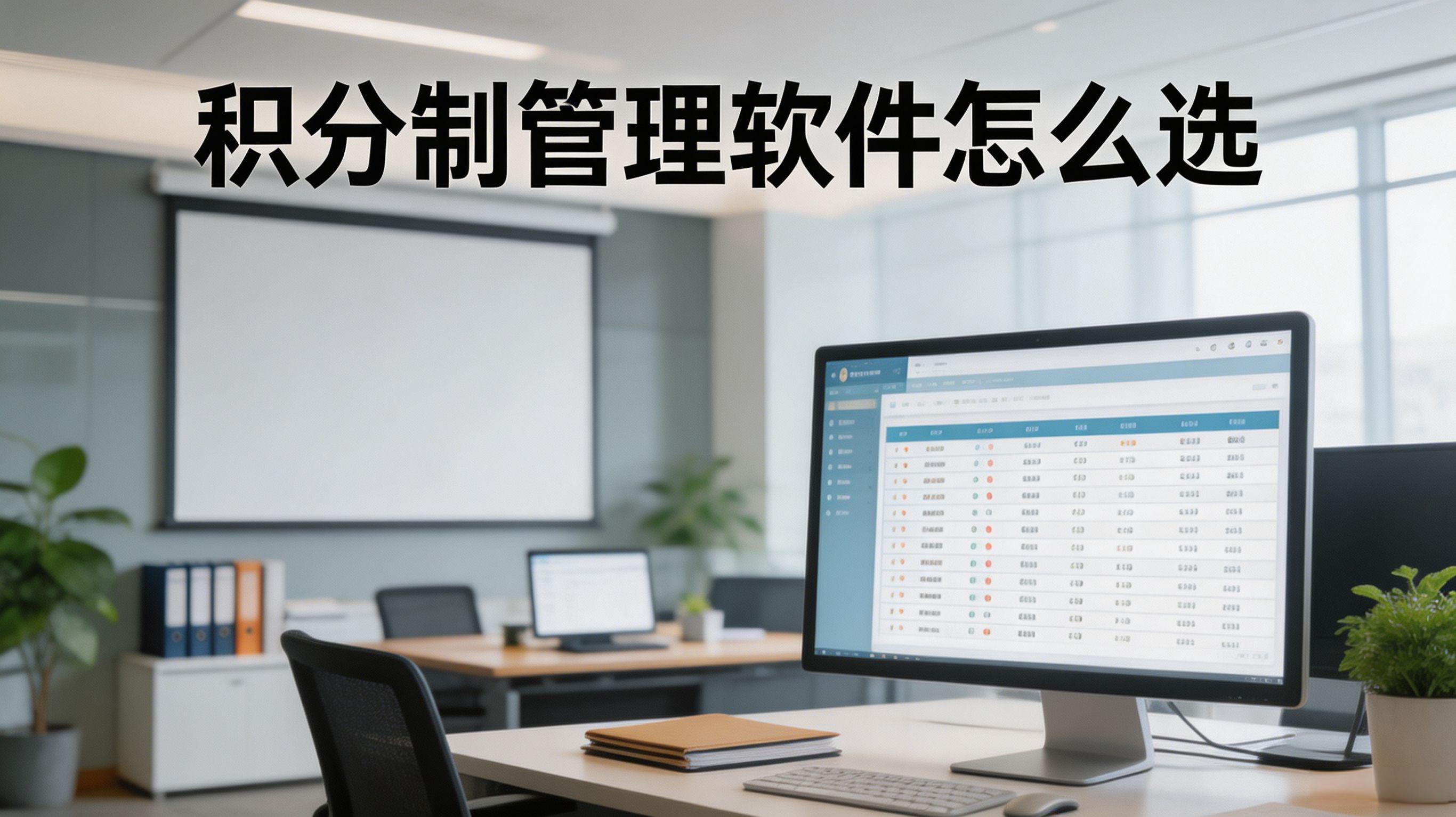 积分制管理软件怎么选？3条避坑原则+4条选型标准